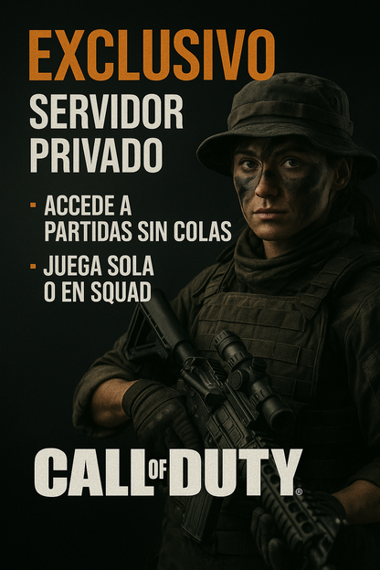 Sala Privada Acceso Mensual (unica vez al mes) Para Call Of Duty Bolivia